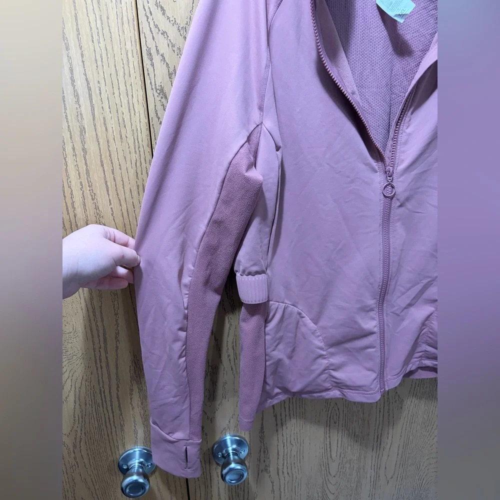 Fabletics Mauve Zip-Up Jacket - Picture 3 of 9